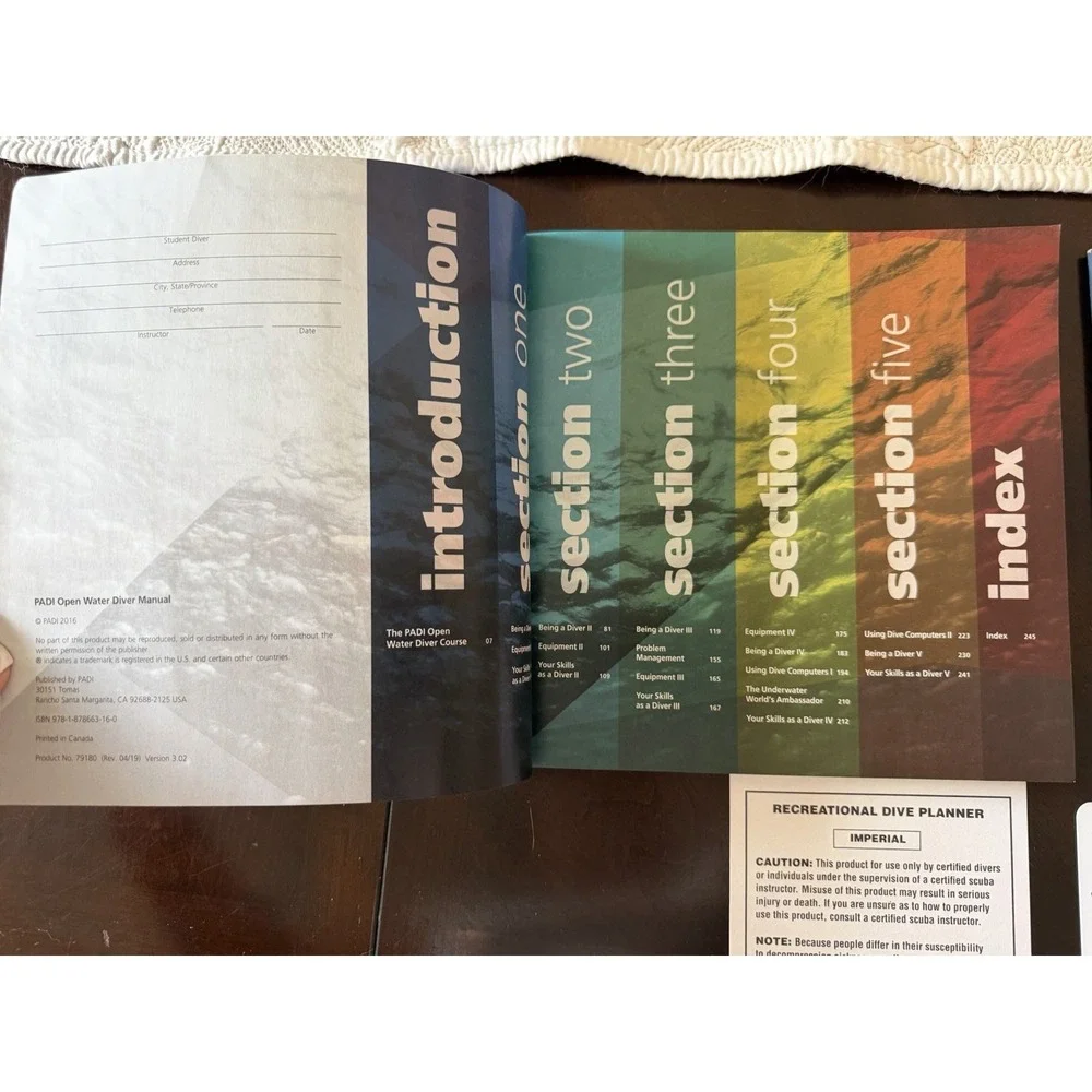 PADI Open Water Diver Manual